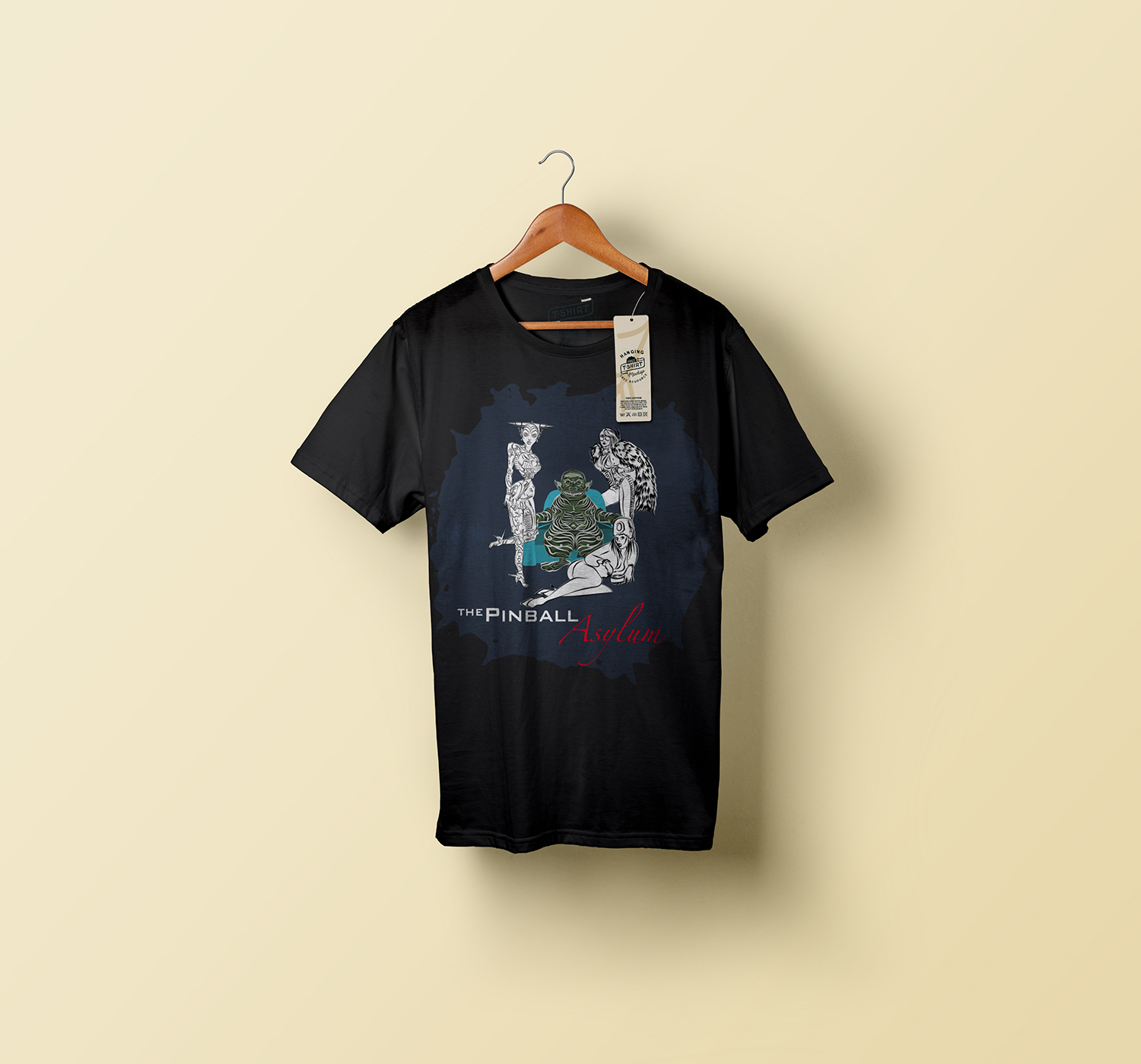 T-shirt Design by Lubaa for The Pinball Asylum | Design #18604871