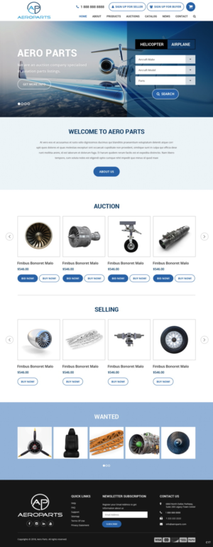 Web Design by pb for Heli Aviation Florida, LLC | Design: #18537787
