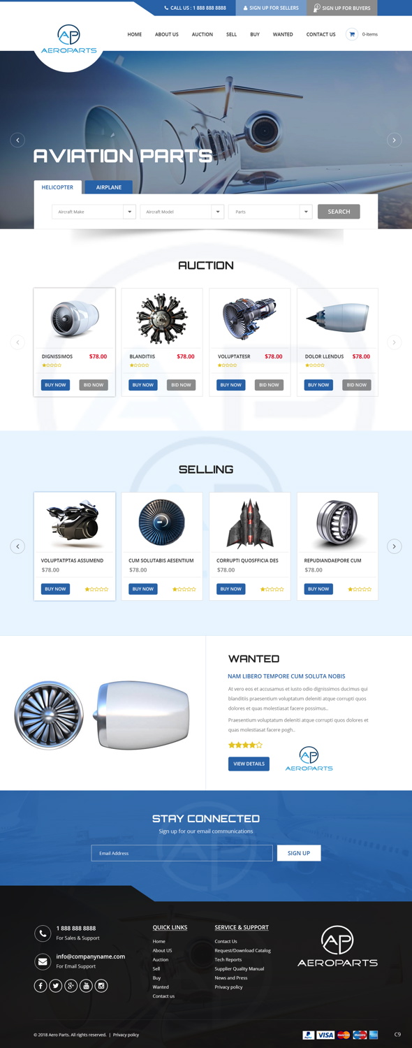 Web Design by pb for Heli Aviation Florida, LLC | Design #18537788
