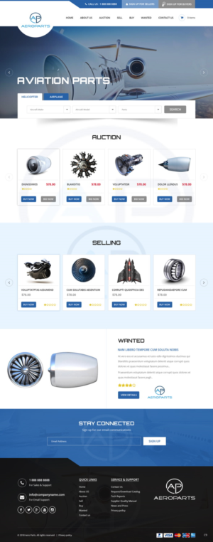 Web Design by pb for Heli Aviation Florida, LLC | Design: #18537788