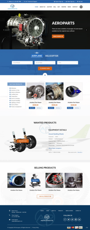 Web Design by pb for Heli Aviation Florida, LLC | Design: #18537789