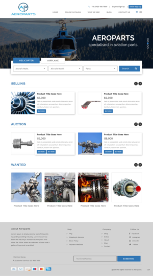 Web Design by pb for Heli Aviation Florida, LLC | Design: #18537792
