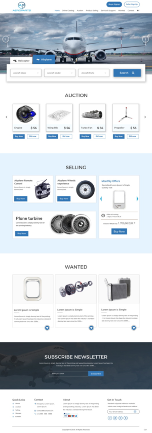 Web Design by pb for Heli Aviation Florida, LLC | Design: #18537797
