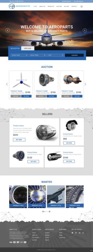 Web Design by pb for Heli Aviation Florida, LLC | Design: #18540497