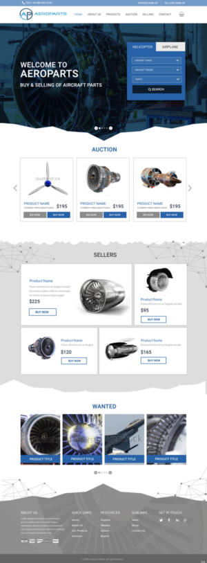 Web Design by pb for Heli Aviation Florida, LLC | Design: #18540498