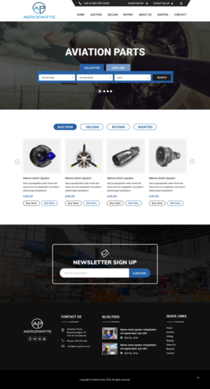 Web Design by pb for Heli Aviation Florida, LLC | Design: #18548414