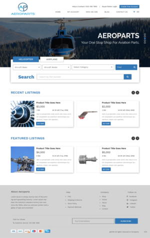 Web Design by pb for Heli Aviation Florida, LLC | Design: #18608358