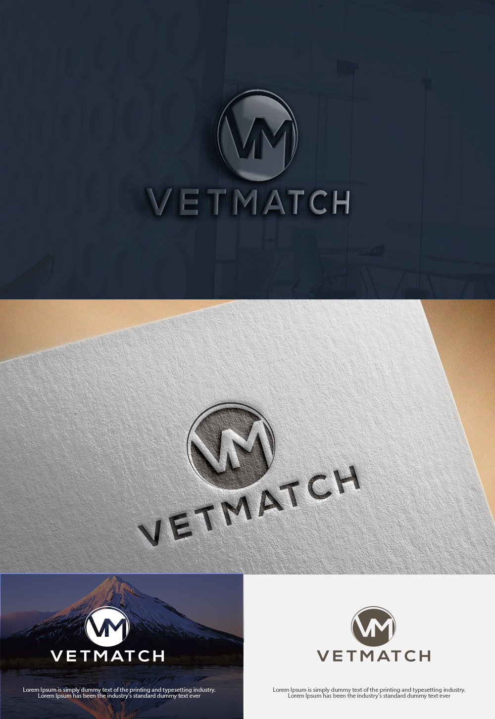 Logo Design by dr ghulam mustafa sahab for Veterans2Work, Inc. | Design #18534400