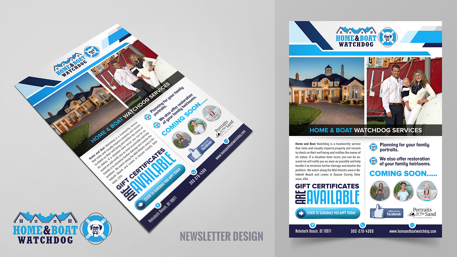 Diseño de Newsletter por SAI DESIGNS para Portraits In The Sand | Diseño #18547986