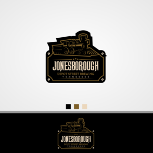 Logo Design by Anora Logo 2 for Depot Street Brewing | Design #19203956