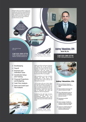 Design de Brochure par Deziners Zone pour Taurus Tek, Inc. | Design : #18522704