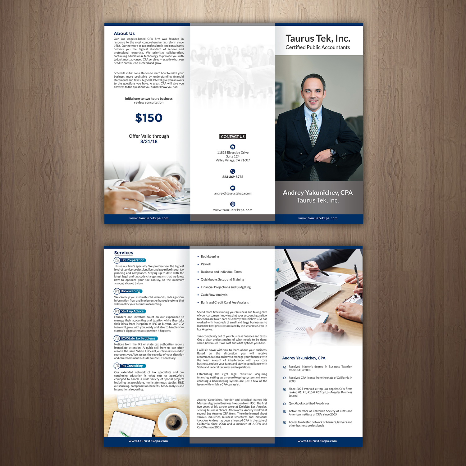 Design de Brochure par creative.bugs pour Taurus Tek, Inc. | Design #18535883