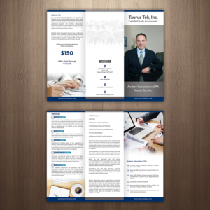 Design de Brochure par creative.bugs pour Taurus Tek, Inc. | Design : #18535883