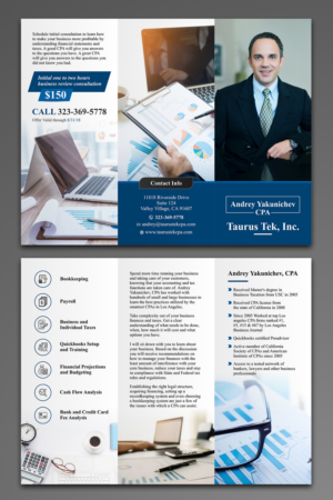Design de Brochure par ecorokerz pour Taurus Tek, Inc. | Design : #18525008