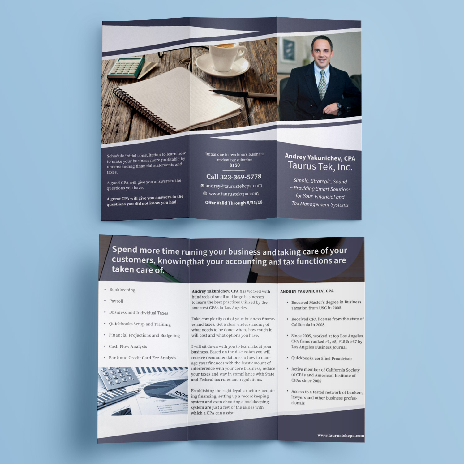 Design de Brochure par shritaa1 pour Taurus Tek, Inc. | Design #18539997