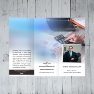 Design de Brochure par barinix pour Taurus Tek, Inc. | Design : #18520298
