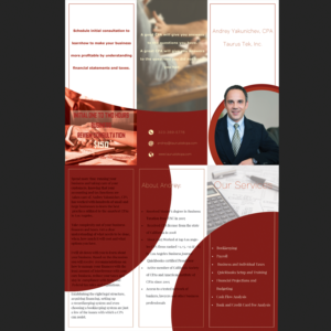 Design de Brochure par abdelrhmn.mohmd pour Taurus Tek, Inc. | Design : #18558736