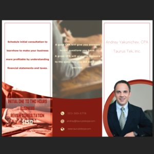 Design de Brochure par abdelrhmn.mohmd pour Taurus Tek, Inc. | Design : #18558738