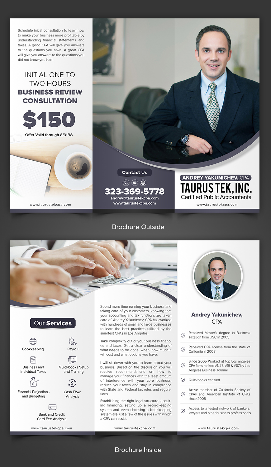 Brochure Design by ARTOGRAPHY for Taurus Tek, Inc. | Design #18518847
