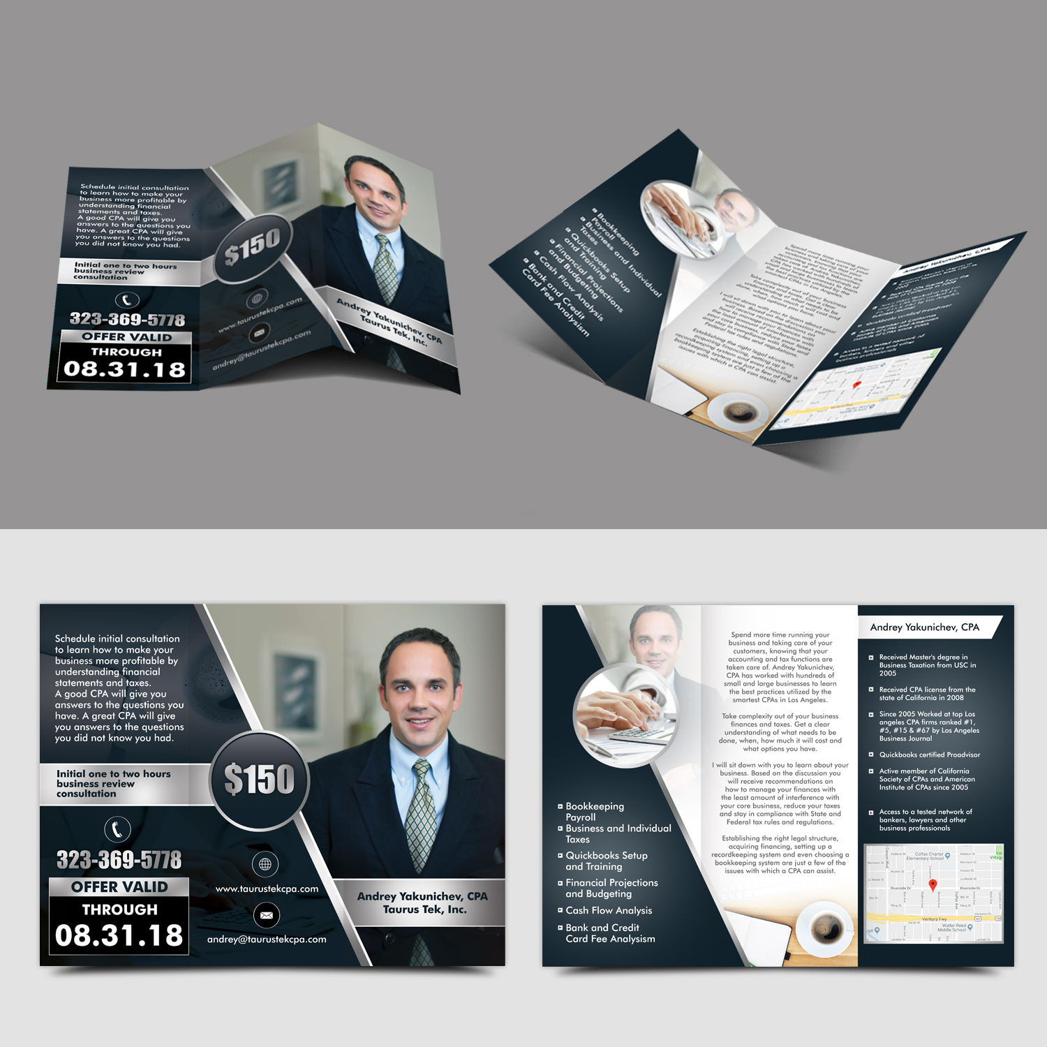 Broschüren-Design von TuktukiShree für Taurus Tek, Inc. | Design #18576294
