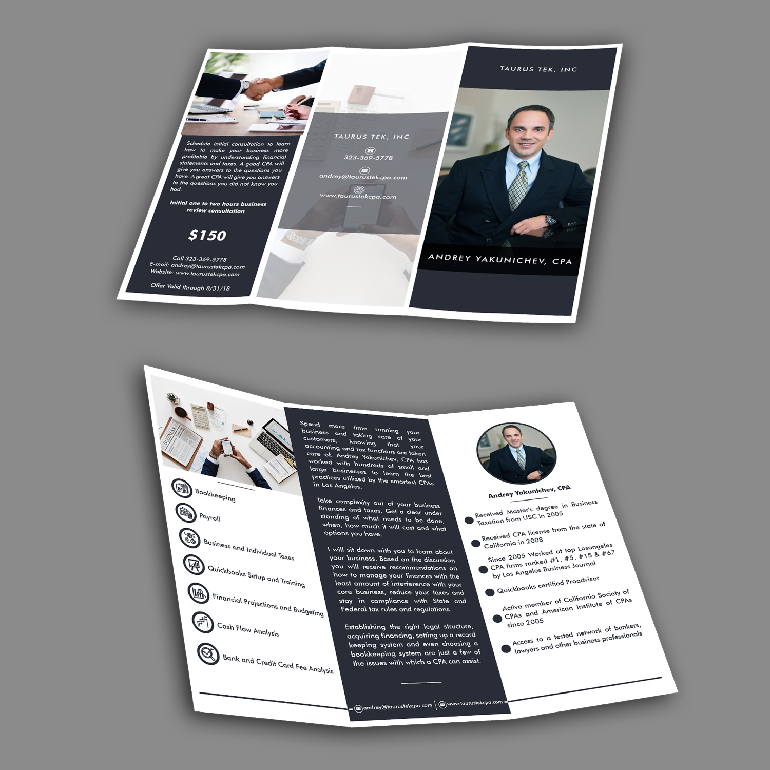 Design de Brochure par Imam Logo Designer pour Taurus Tek, Inc. | Design #18557852