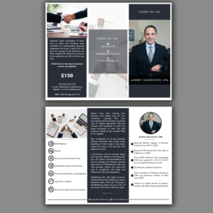 Design de Brochure par Imam Logo Designer pour Taurus Tek, Inc. | Design : #18557853