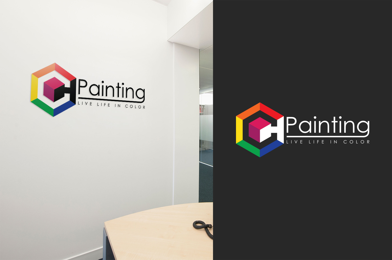 Logo Design by Grafactory for Carrie Hill Painting  | Design #18590528