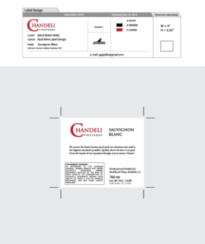 Label Design by Shark1 for BackRoad Vines | Design: #18735940