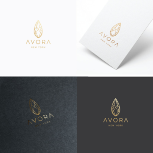 AVORA (NEW YORK in small caps underneath) | Logo Design by macadesign