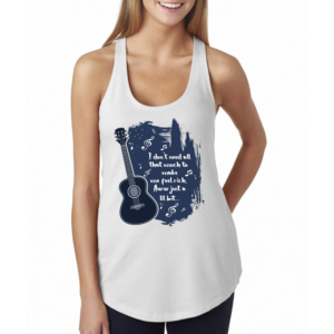 Lil Bit song Lyric Tank Top for local country artist | Diseño de Camiseta por Souvik Roy (Alex Pro)