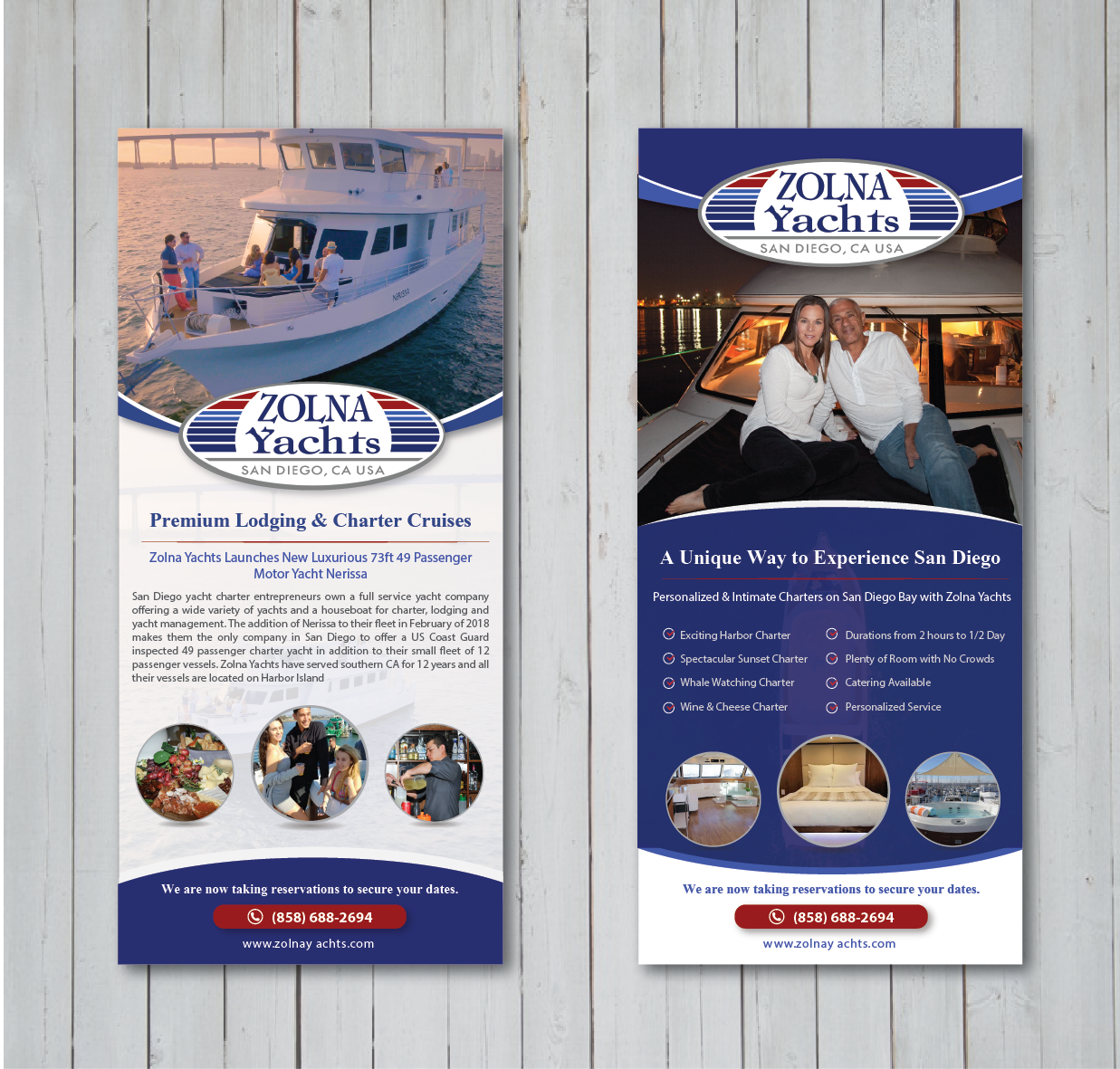Flyer Design by alex989 for Zolna Yachts | Design #18522310