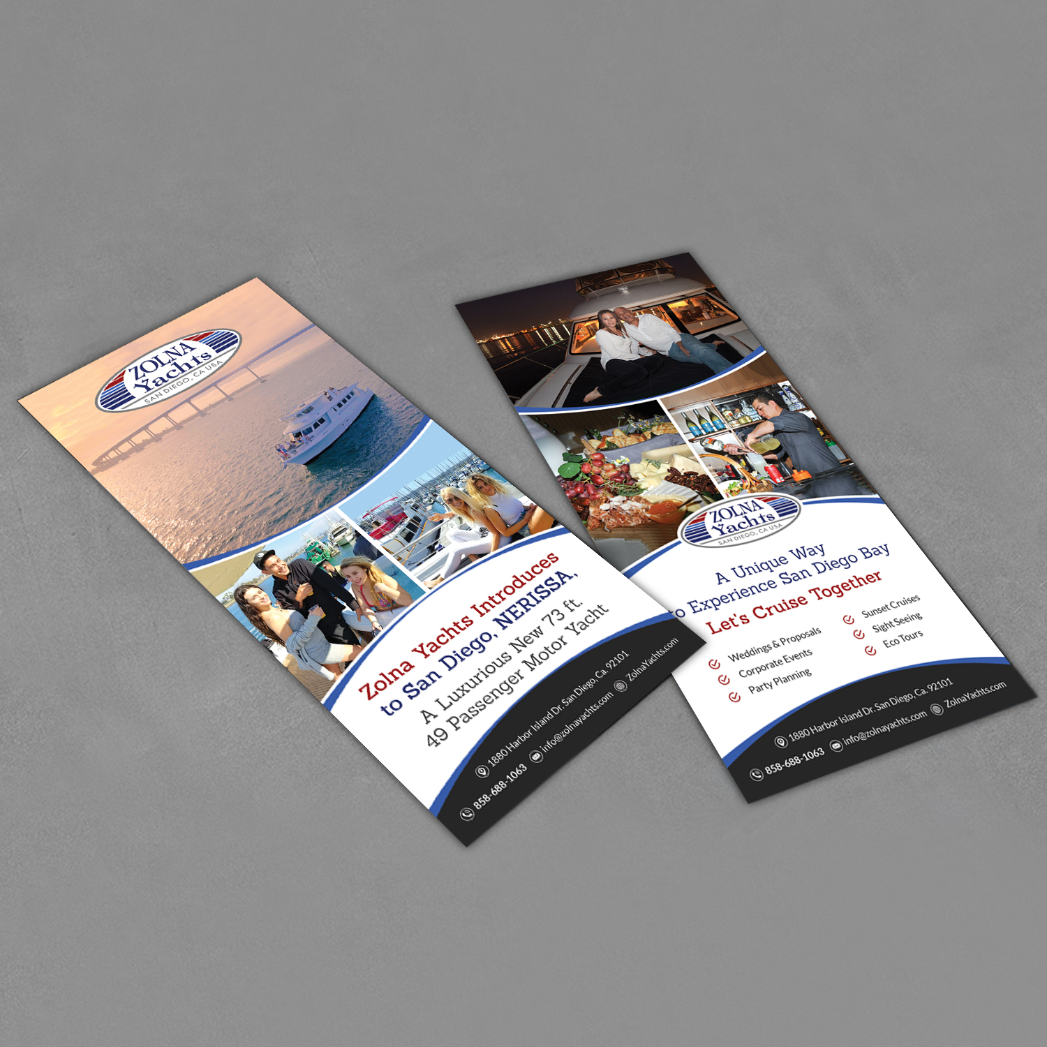 Flyer Design by debdesign for Zolna Yachts | Design #18553101