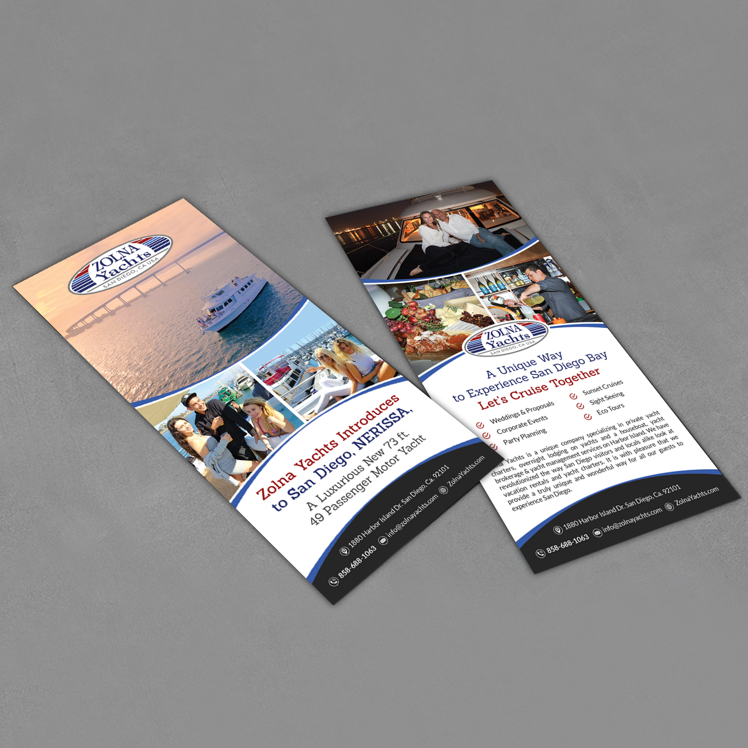 Flyer Design by debdesign for Zolna Yachts | Design #18559909