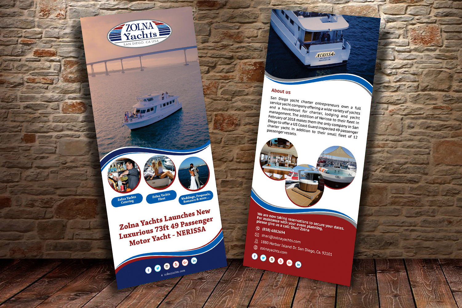Flyer Design by ecorokerz for Zolna Yachts | Design #18523136