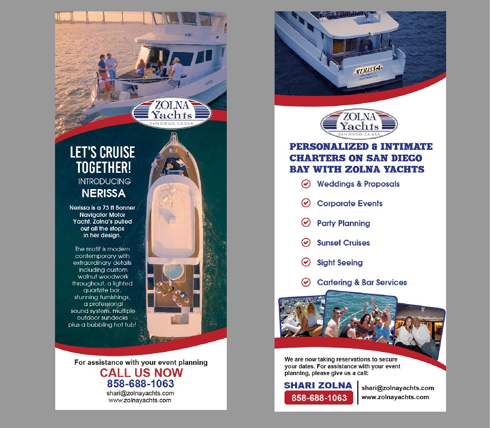 Flyer Design by AntonioTruong for Zolna Yachts | Design #18560216