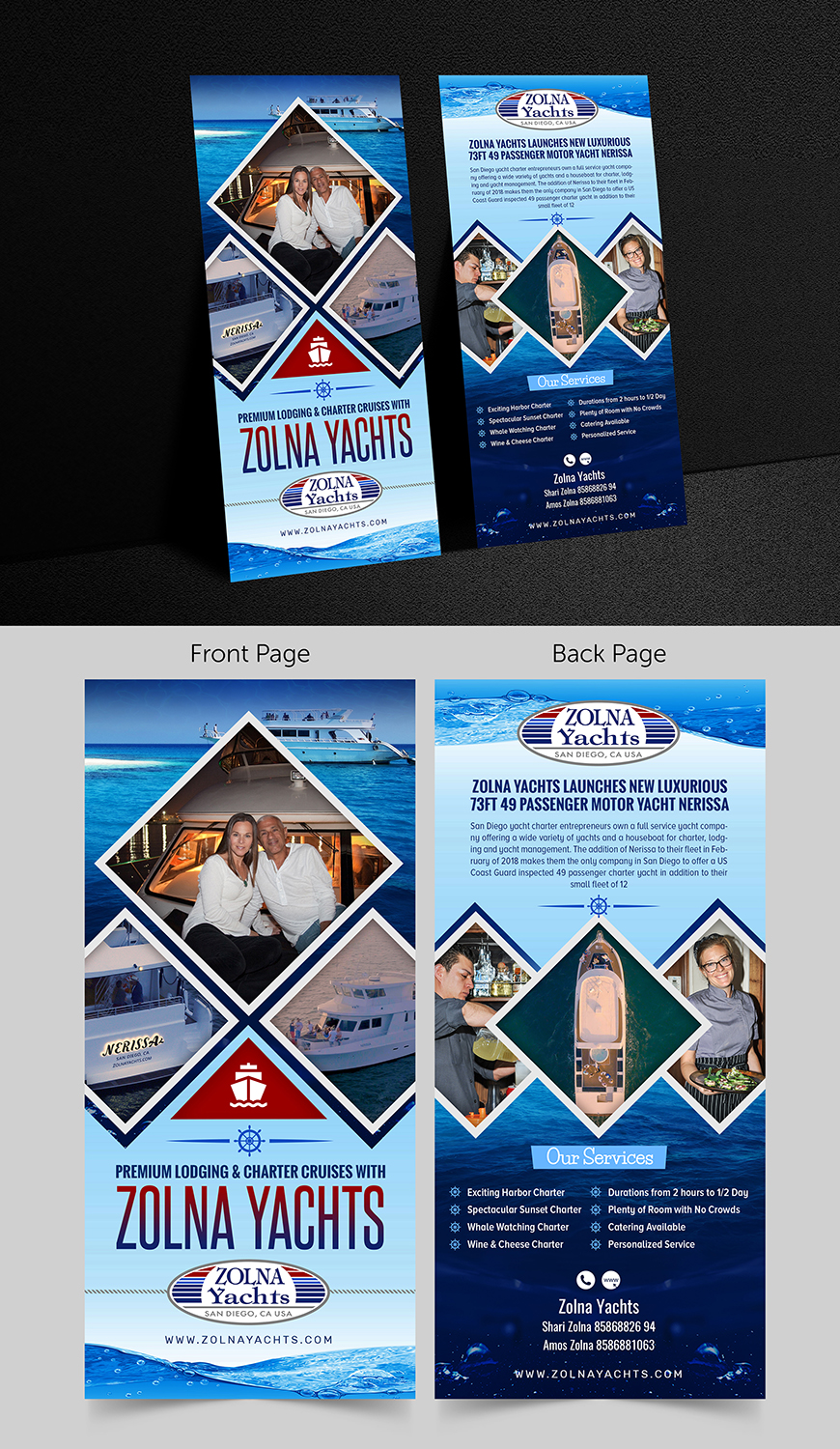 Design de Flyer par SAI DESIGNS pour Zolna Yachts | Design #18538675
