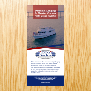 Flyer Design by barinix for Zolna Yachts | Design: #18559752
