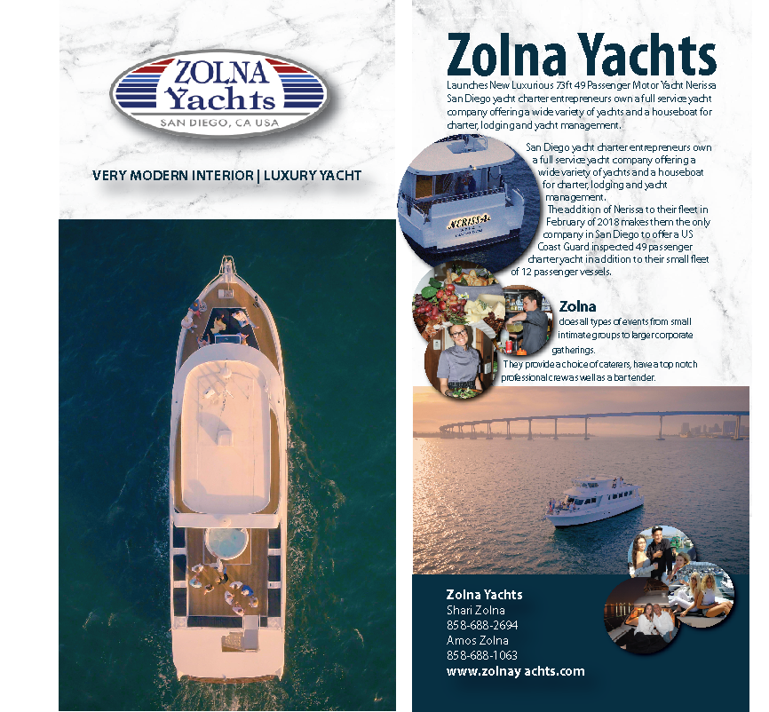 Flyer Design by lai.alexandra 2 for Zolna Yachts | Design #18575308