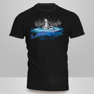 Redfish Tail & Grass T-Shirt Design | T-Shirt-Design von Kero