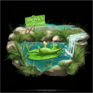 Redfish Tail & Grass T-Shirt Design | T-Shirt-Design von vladst2004