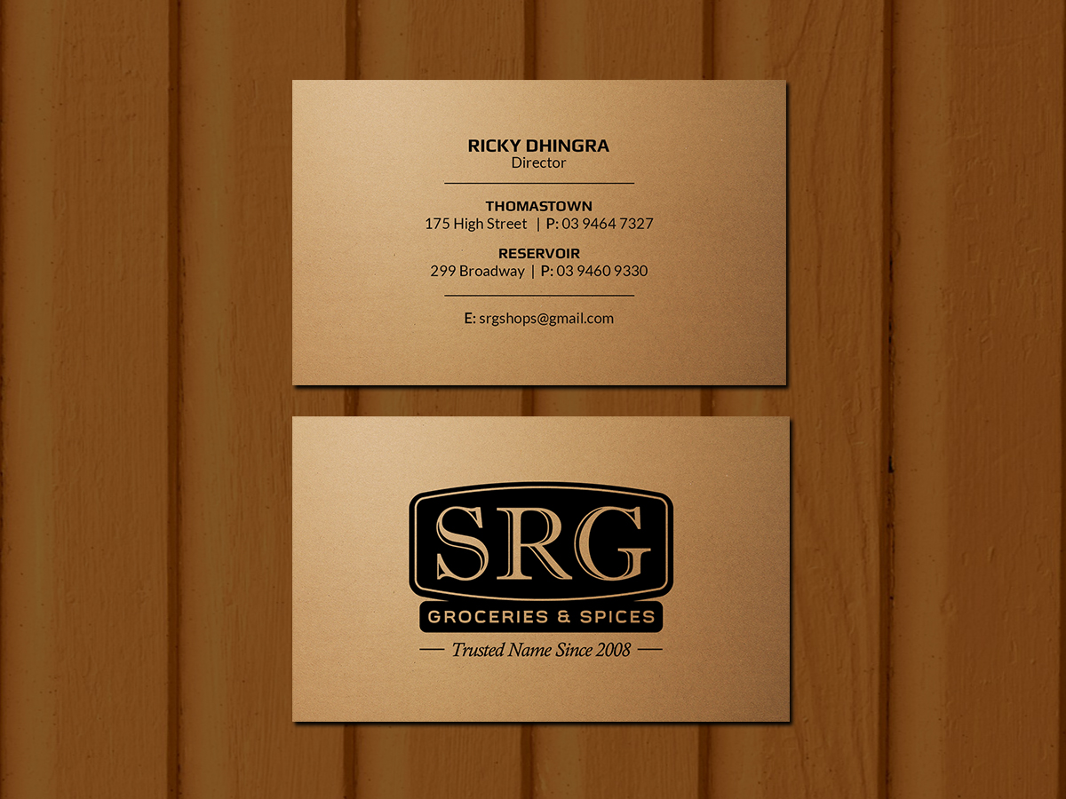 Business Card Design by Creations Box 2015 for this project | Design #18531668