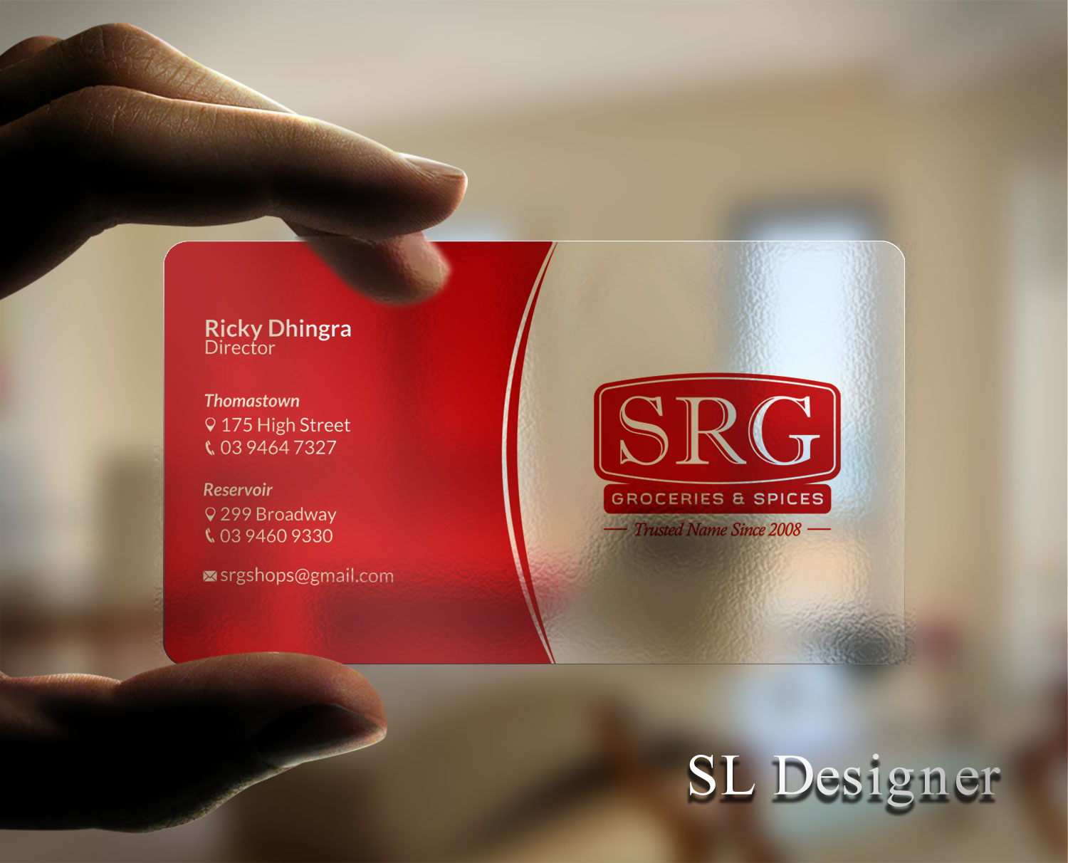 Business Card Design by SL Designer for this project | Design #18521074