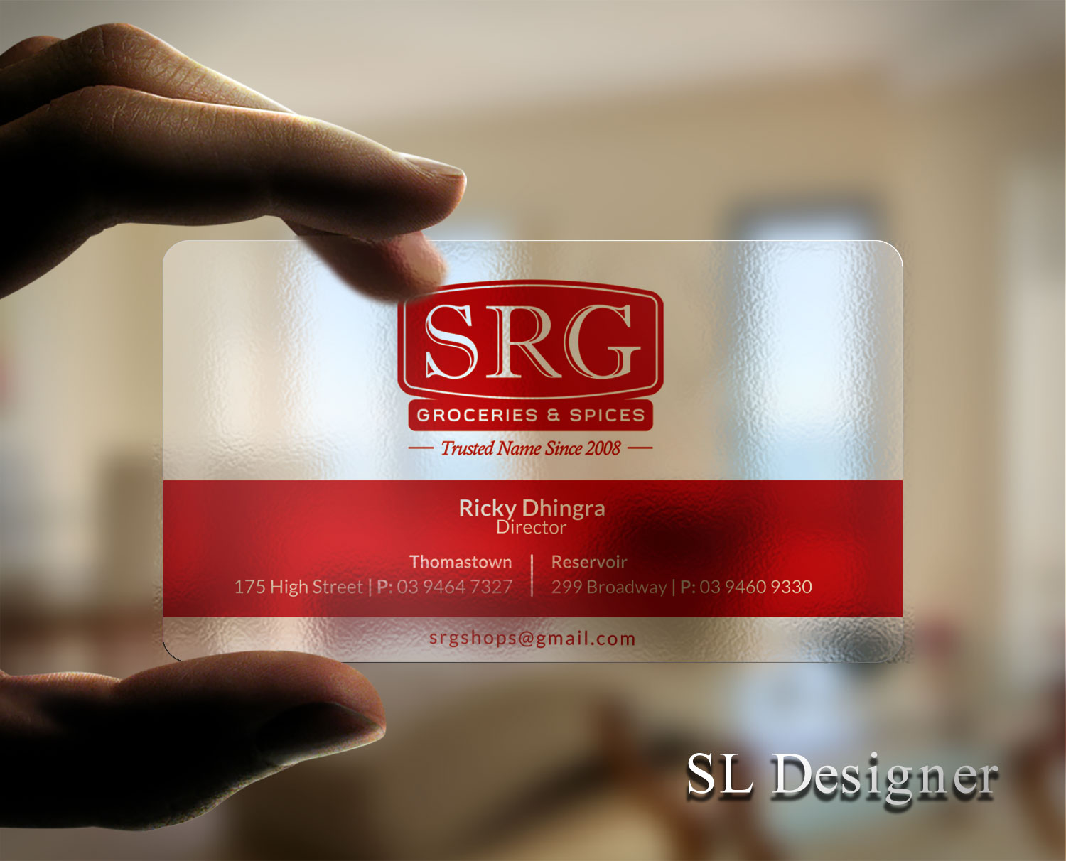 Business Card Design by SL Designer for this project | Design #18521076
