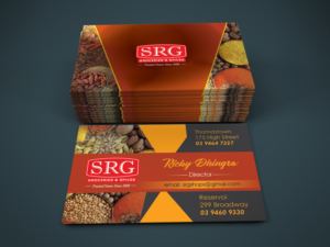 Business Card Design by SANDOSS M