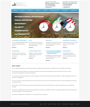 law firm website | Web-Design von Mayank Patel
