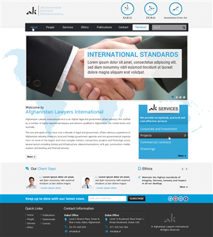 law firm website | Web-Design von Sbss