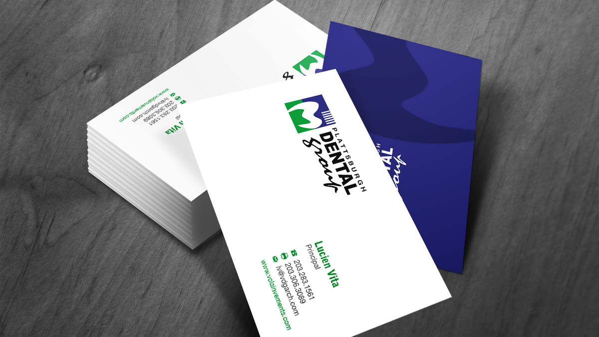 Business Card Design by AZ for Plattsburgh Dental Group | Design #2830279