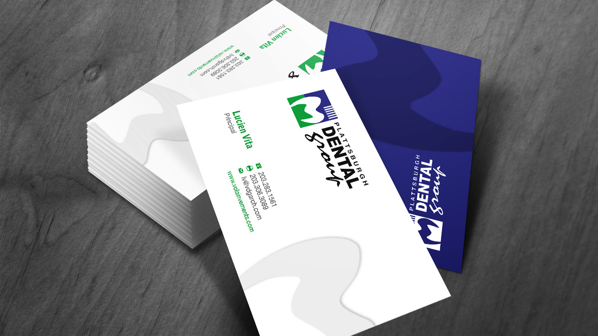 Business Card Design by AZ for Plattsburgh Dental Group | Design #2830286