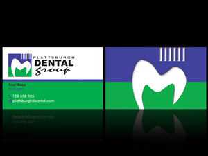 Business Card Design by Hardcore Design for Plattsburgh Dental Group | Design: #2855089