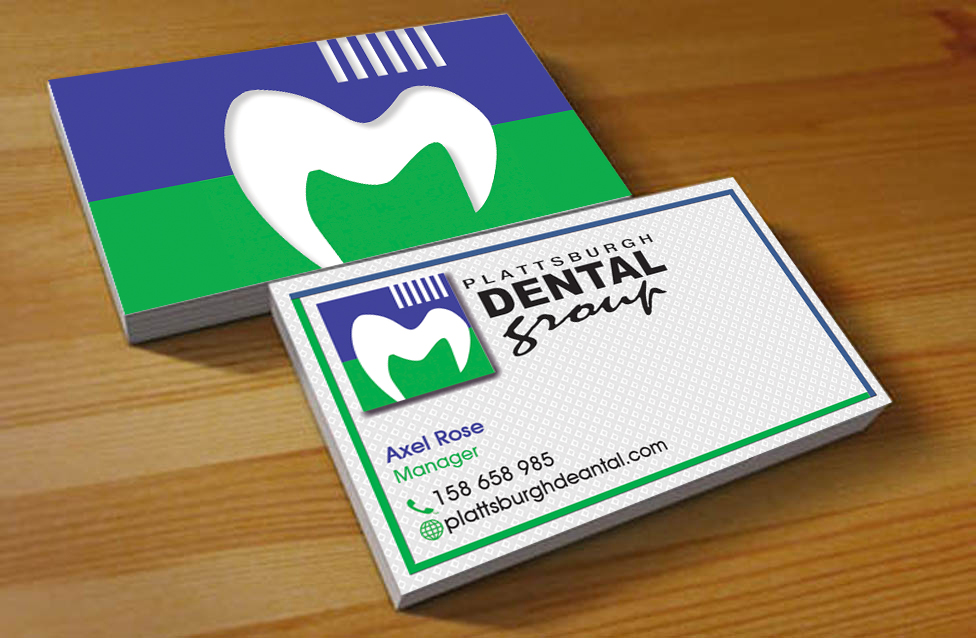 Business Card Design by Hardcore Design for Plattsburgh Dental Group | Design #2855806